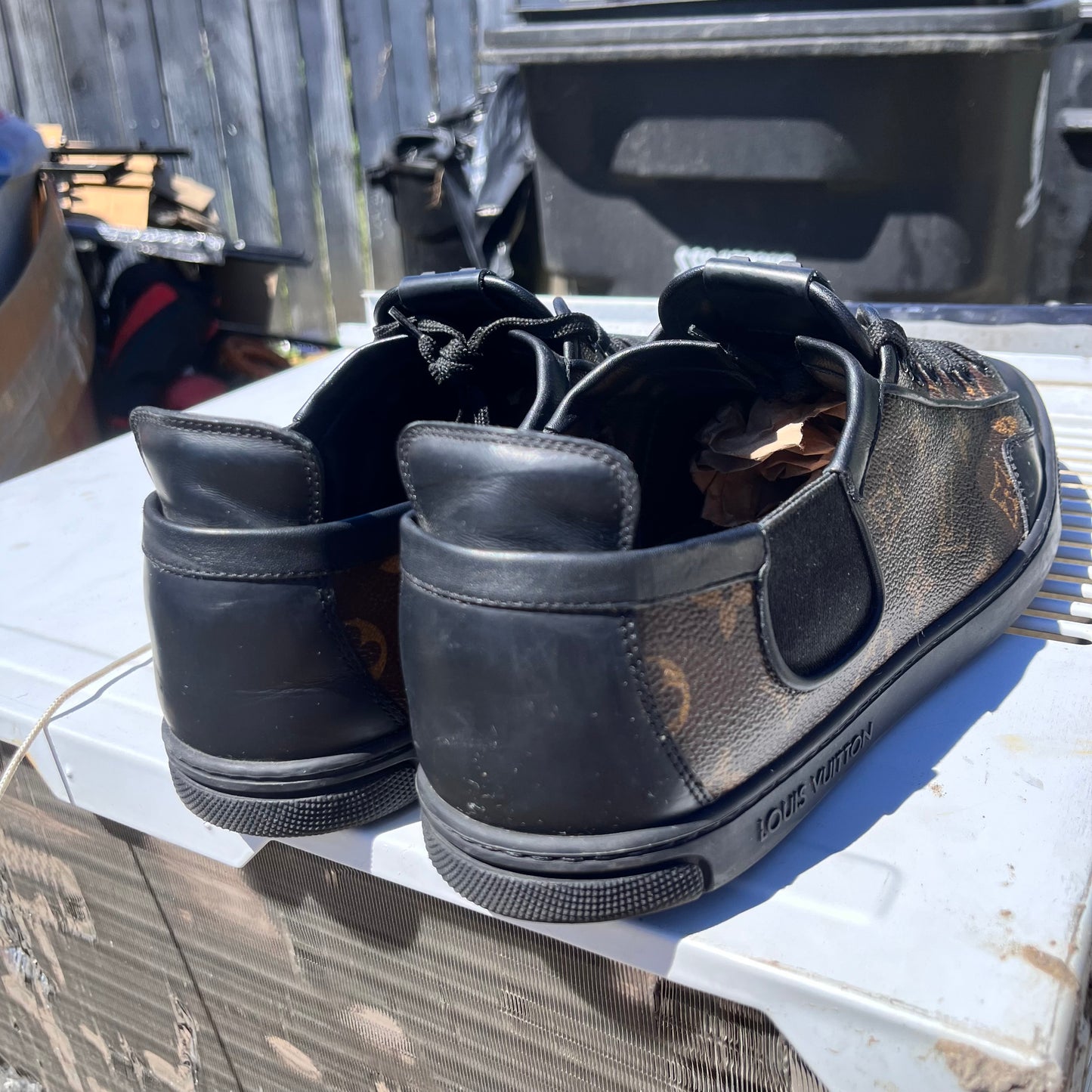 LV Low Top Brown Sneakers Size 43