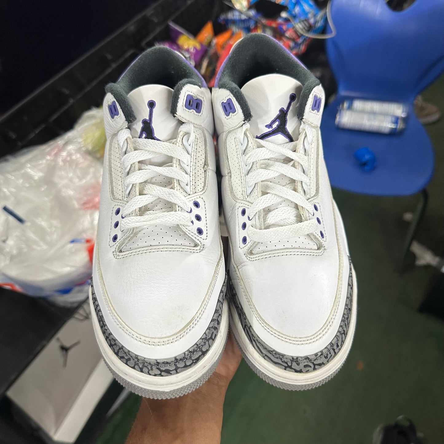Jordan 3 Dark Iris Size 8