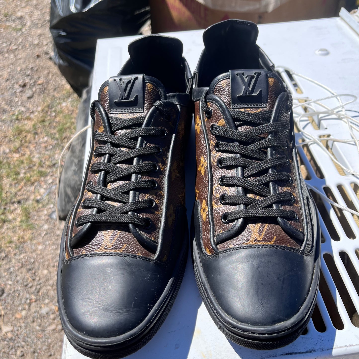 LV Low Top Brown Sneakers Size 43
