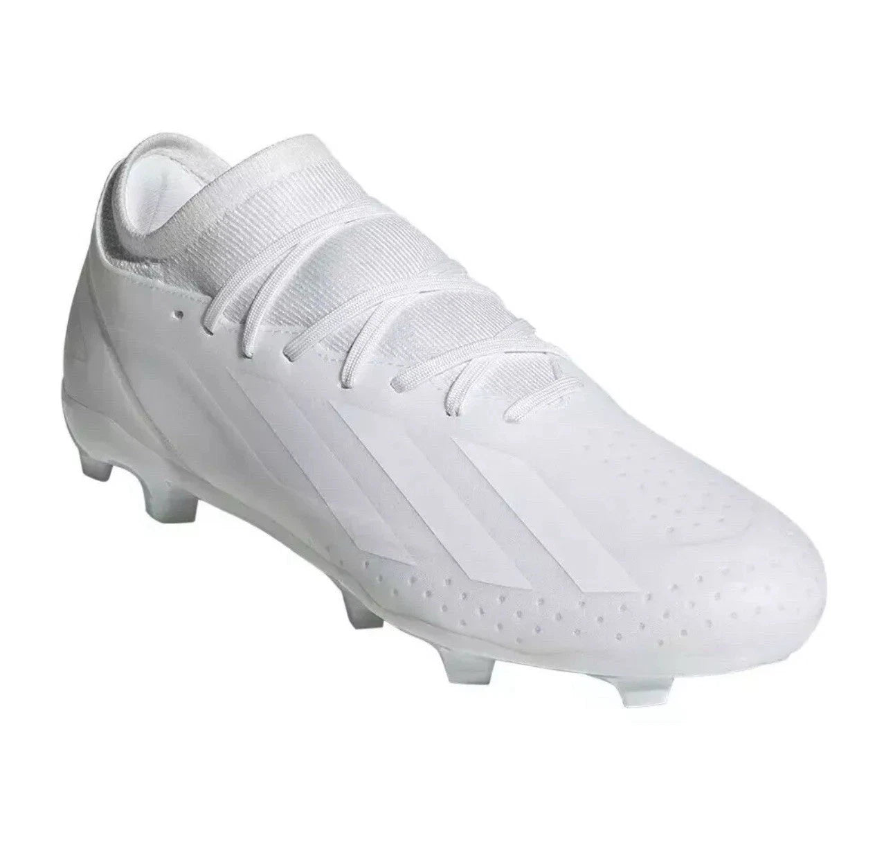 NEW ADIDAS MENS X CRAZYFAST.3 FG SOCCER CLEATS GY7430 White Size 10.5 RARE SIZE