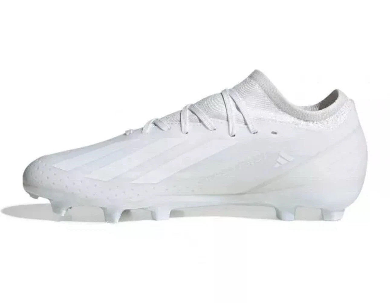 NEW ADIDAS MENS X CRAZYFAST.3 FG SOCCER CLEATS GY7430 White Size 10.5 RARE SIZE