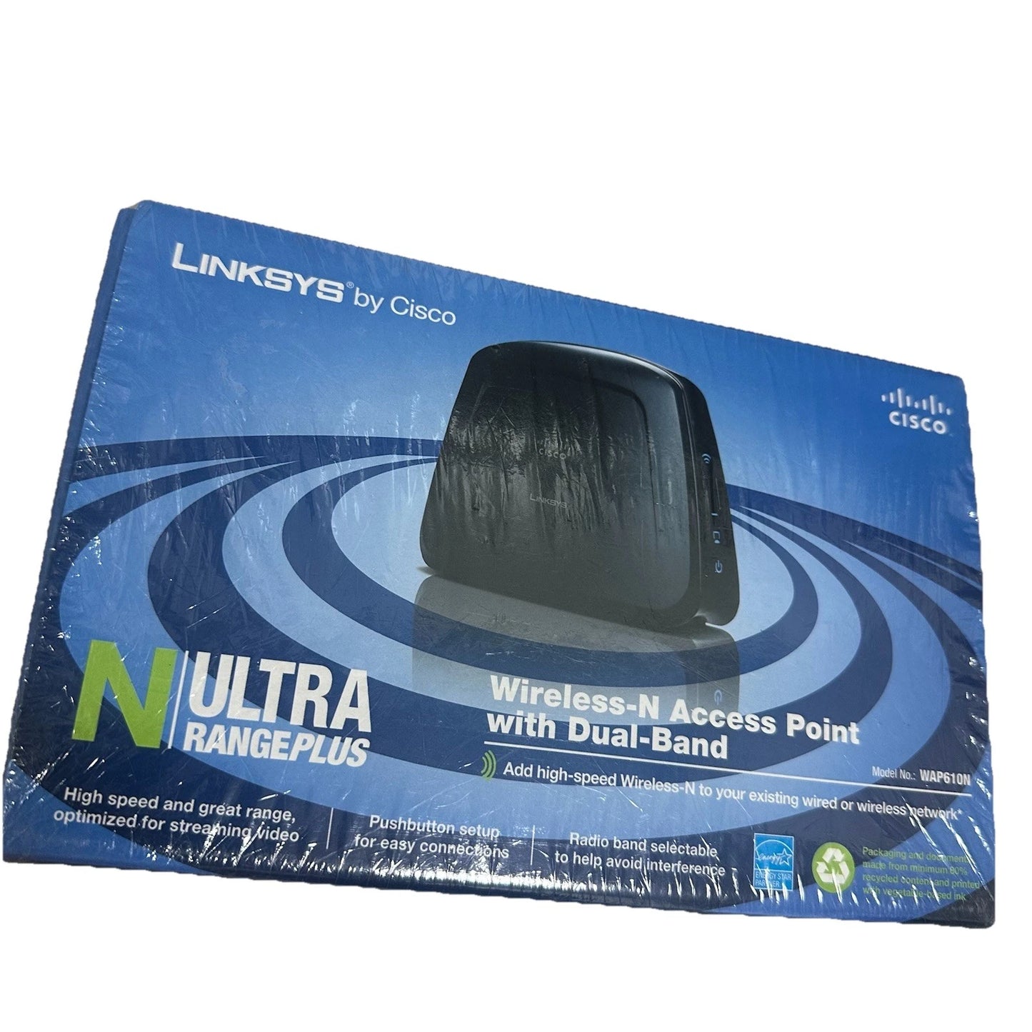 NEW Linksys Dual Band Wireless Wi-Fi Router Wap610n SEALED NEVER OPENED