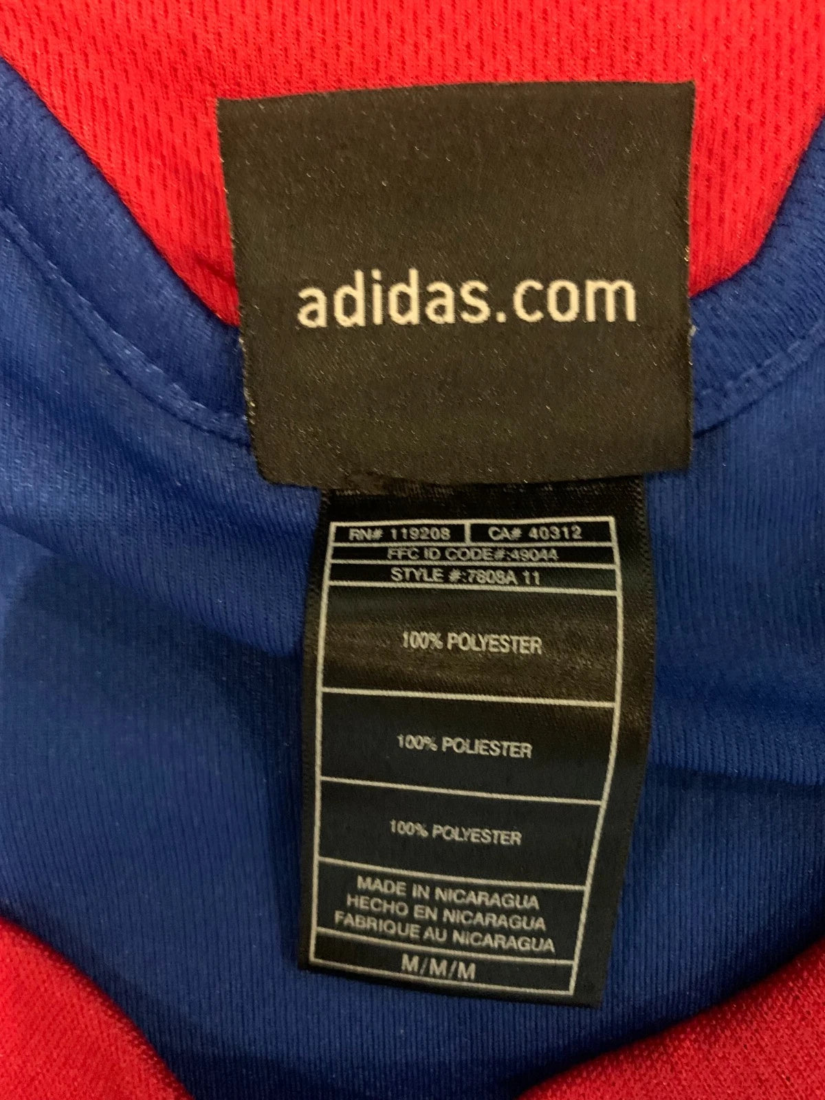 Adidas Mens Blue Kansas Jayhawks #23 Basketball NCAA Jersey Size Medium