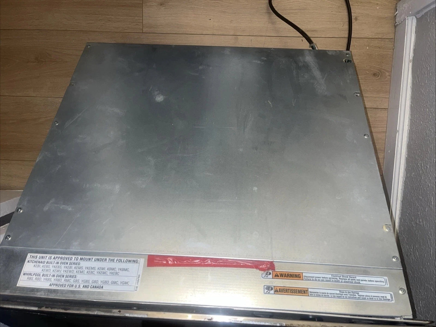 KitchenAid 27” Built-In Stainless Steel Warming Drawer KEWD175HBL05 UNTESTED