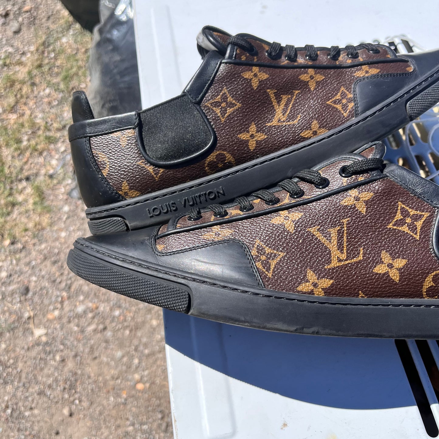 LV Low Top Brown Sneakers Size 43