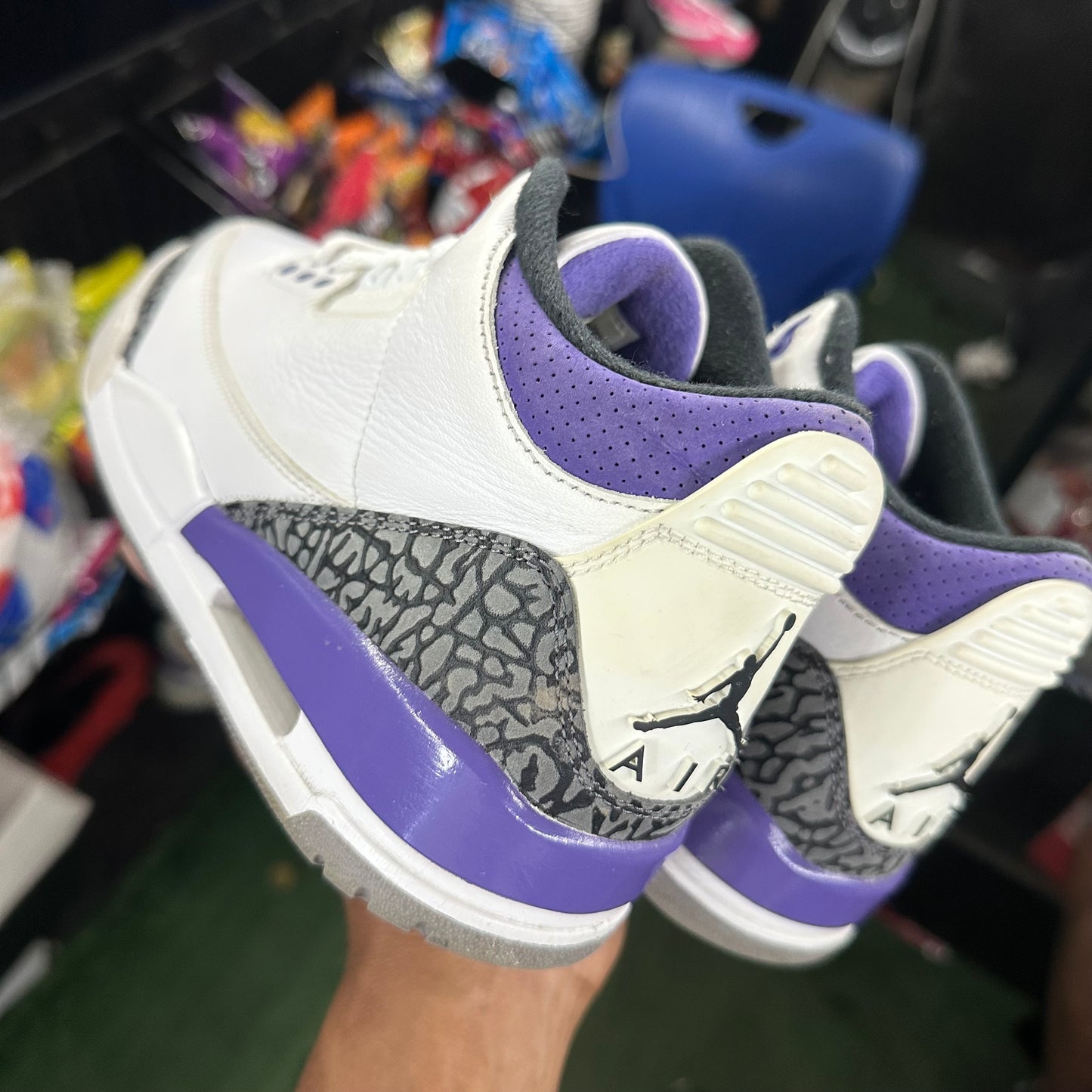 Jordan 3 Dark Iris Size 8