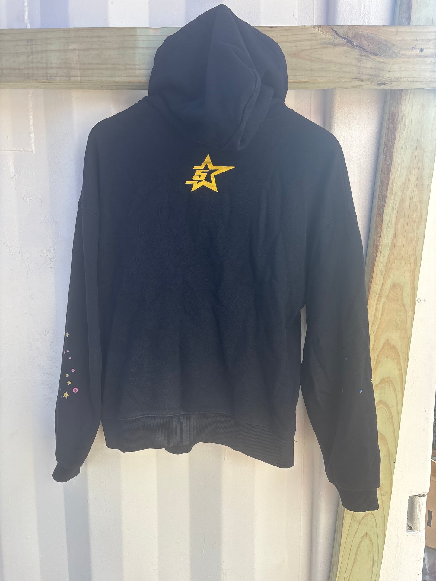 Spider Black Hoodie Medium