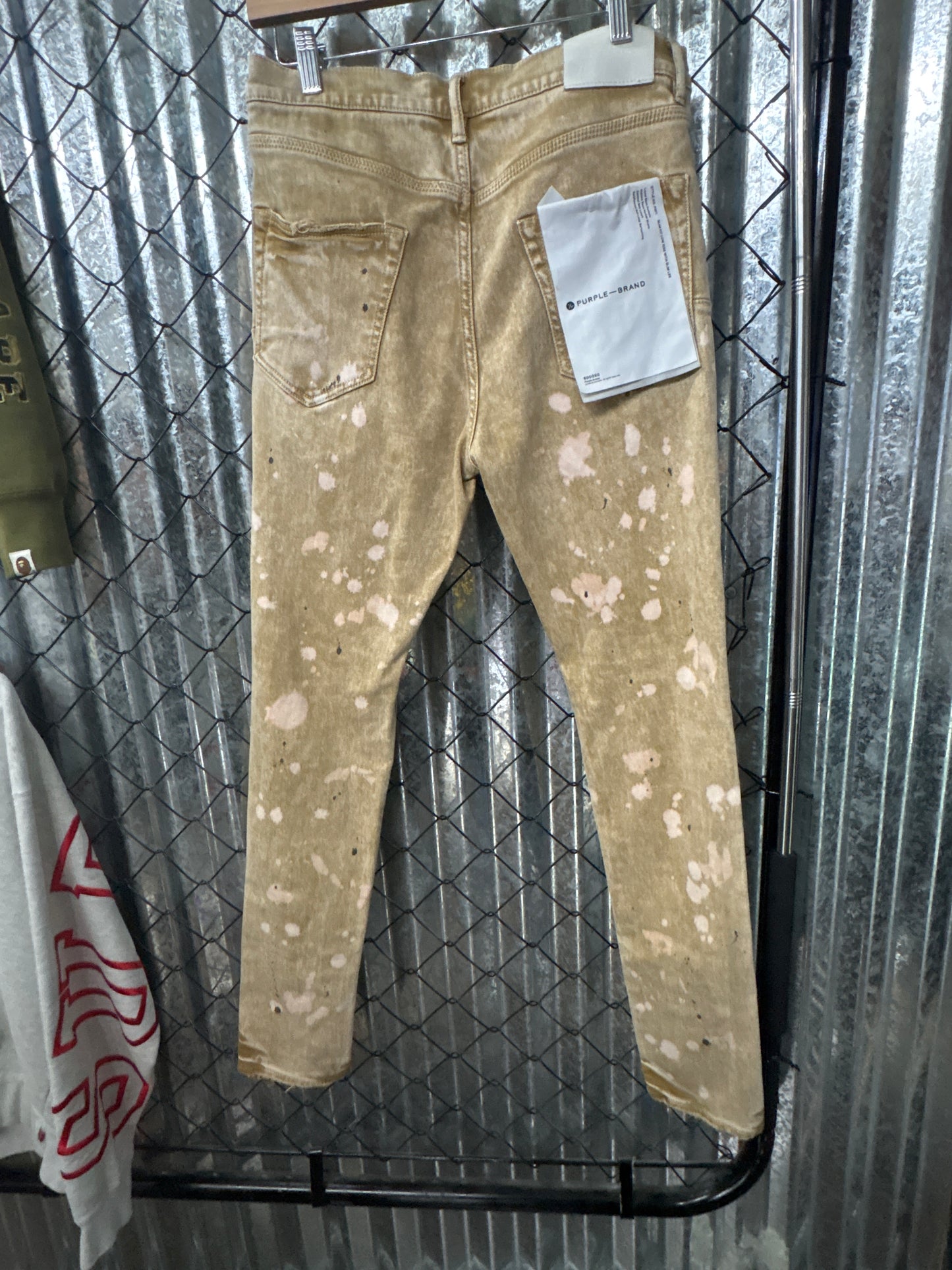 Purple Jeans Tan Size 31