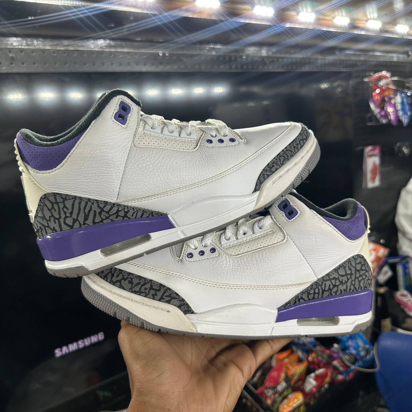 Jordan 3 Dark Iris Size 8