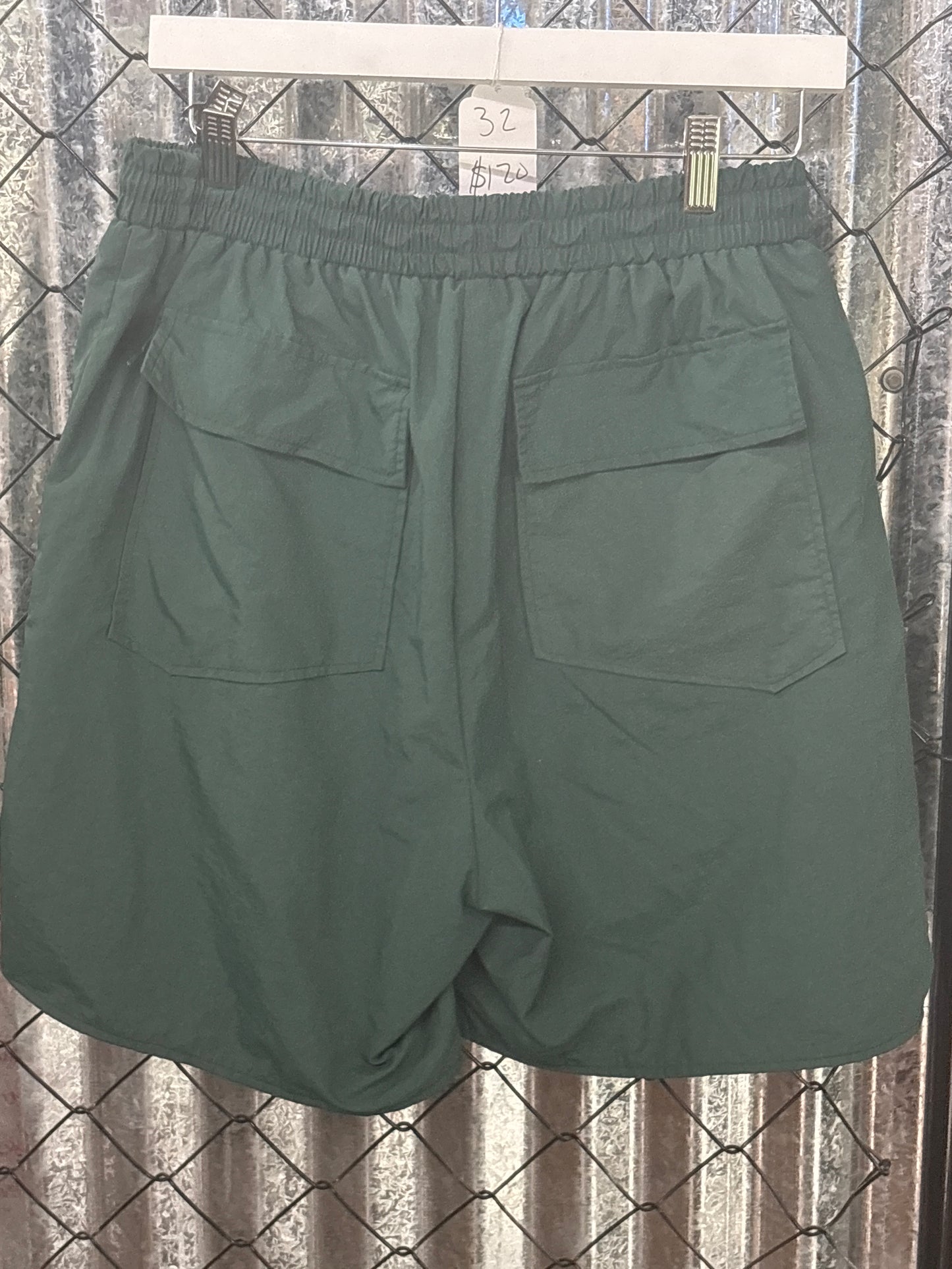 Rhude Shorts Green Size 32