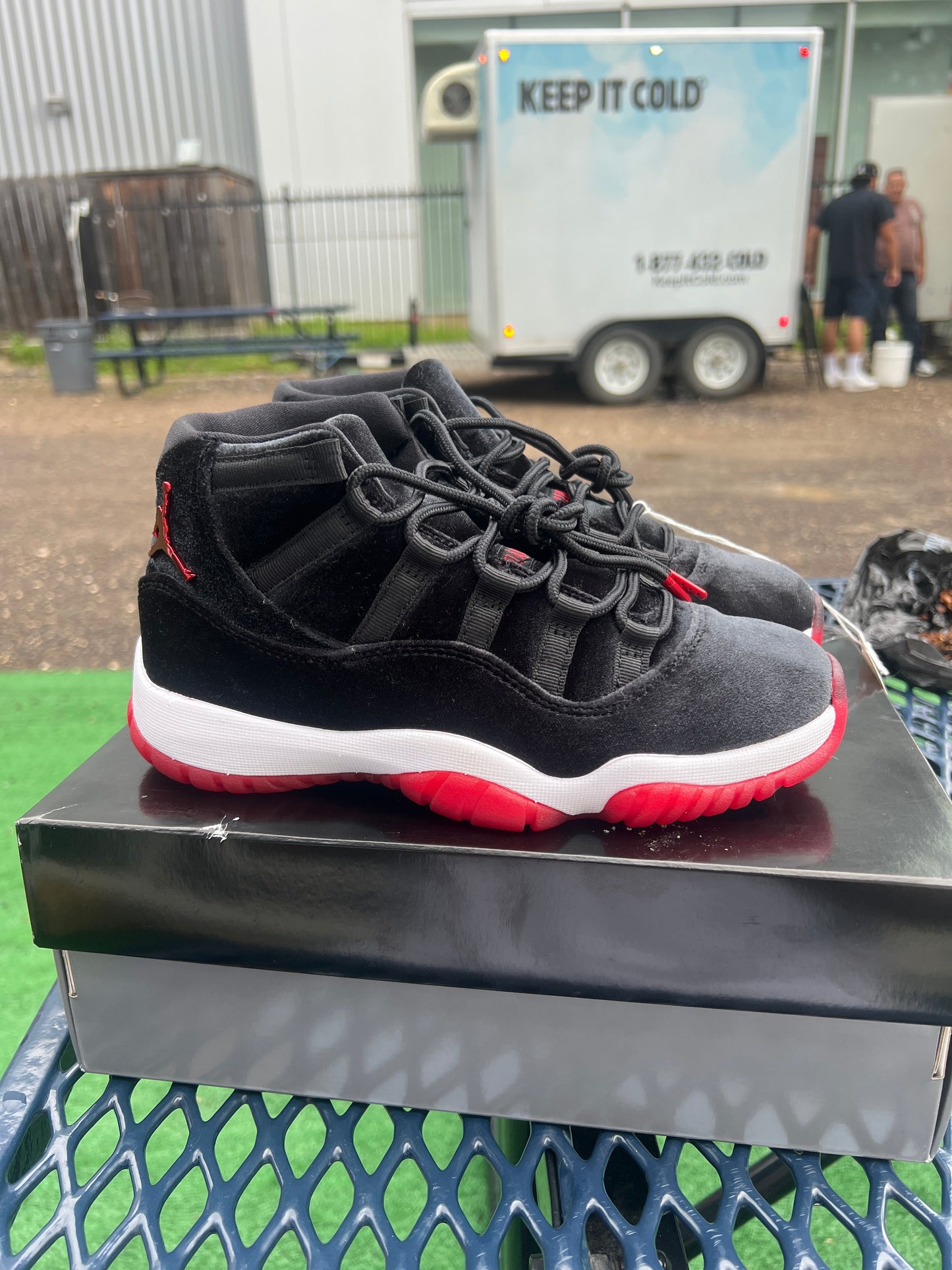 Jordan 11 Black Suede Size 6W/4.5Y
