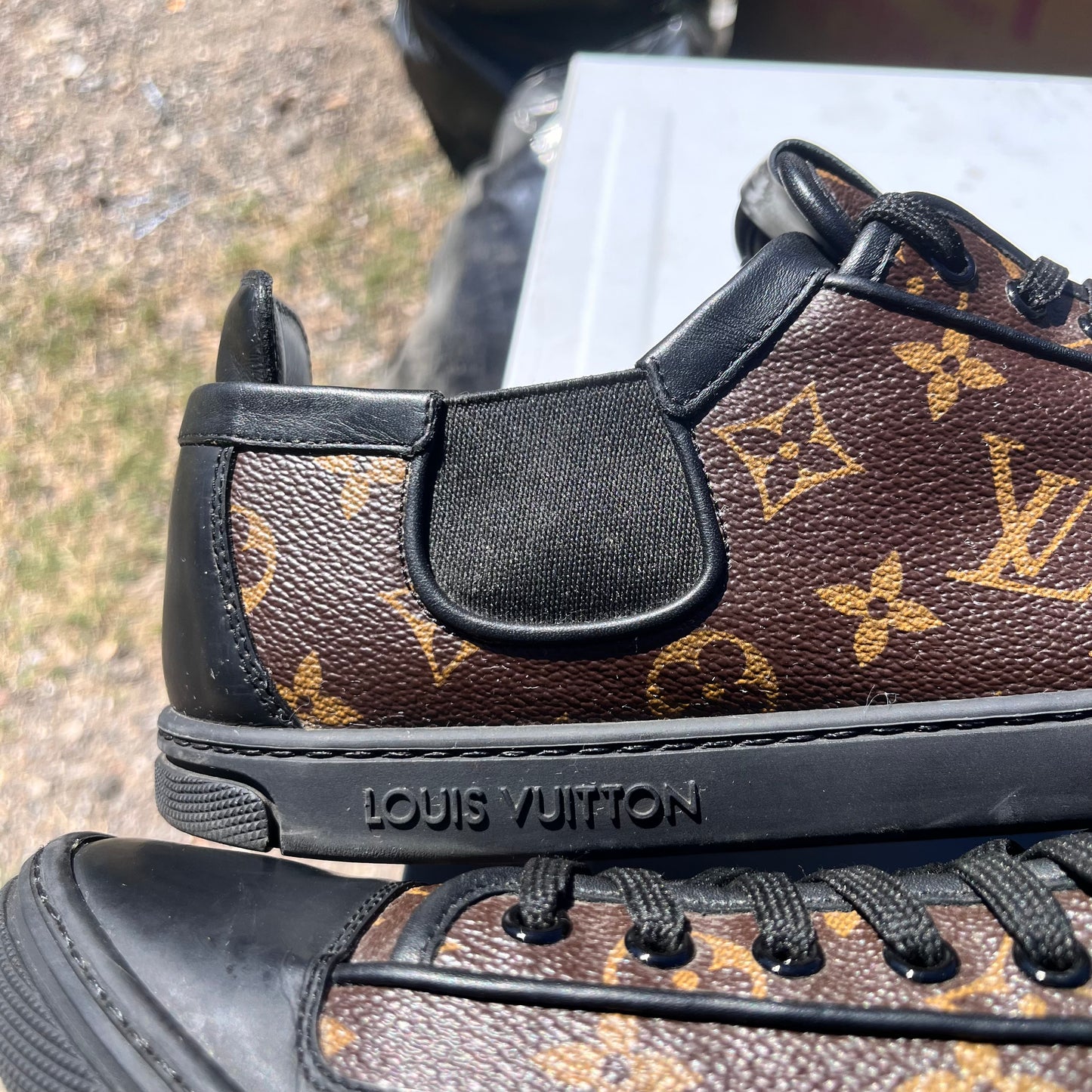 LV Low Top Brown Sneakers Size 43