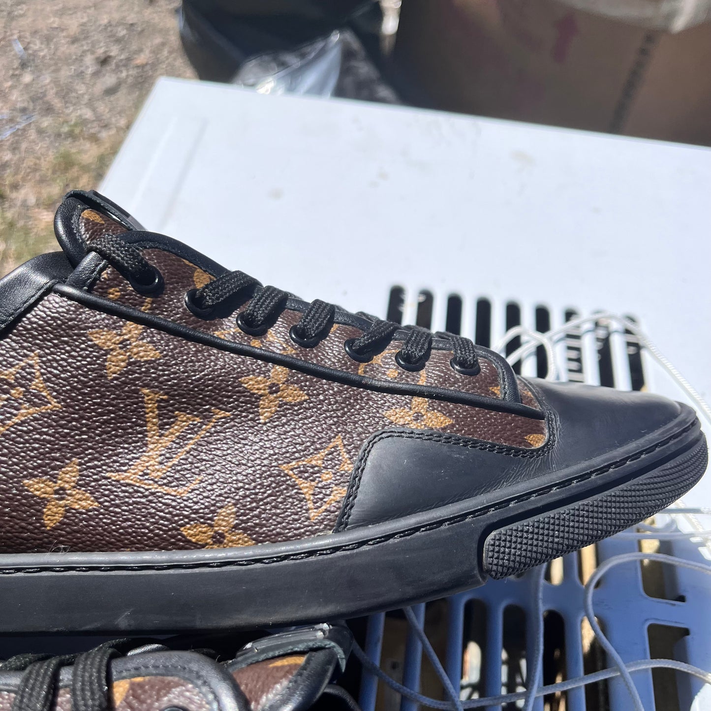 LV Low Top Brown Sneakers Size 43