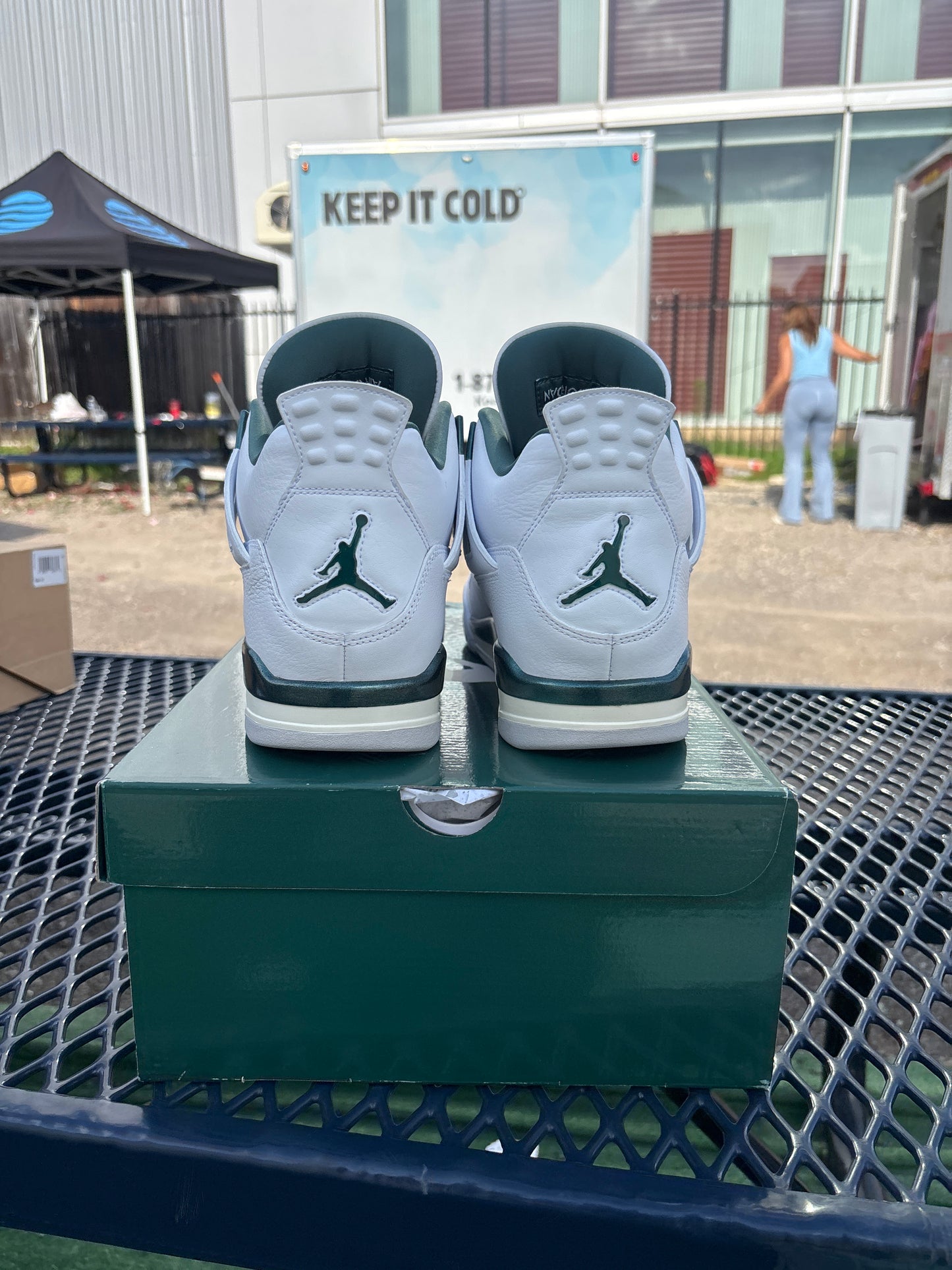 Jordan 4 retro Oxidized Green 11.5