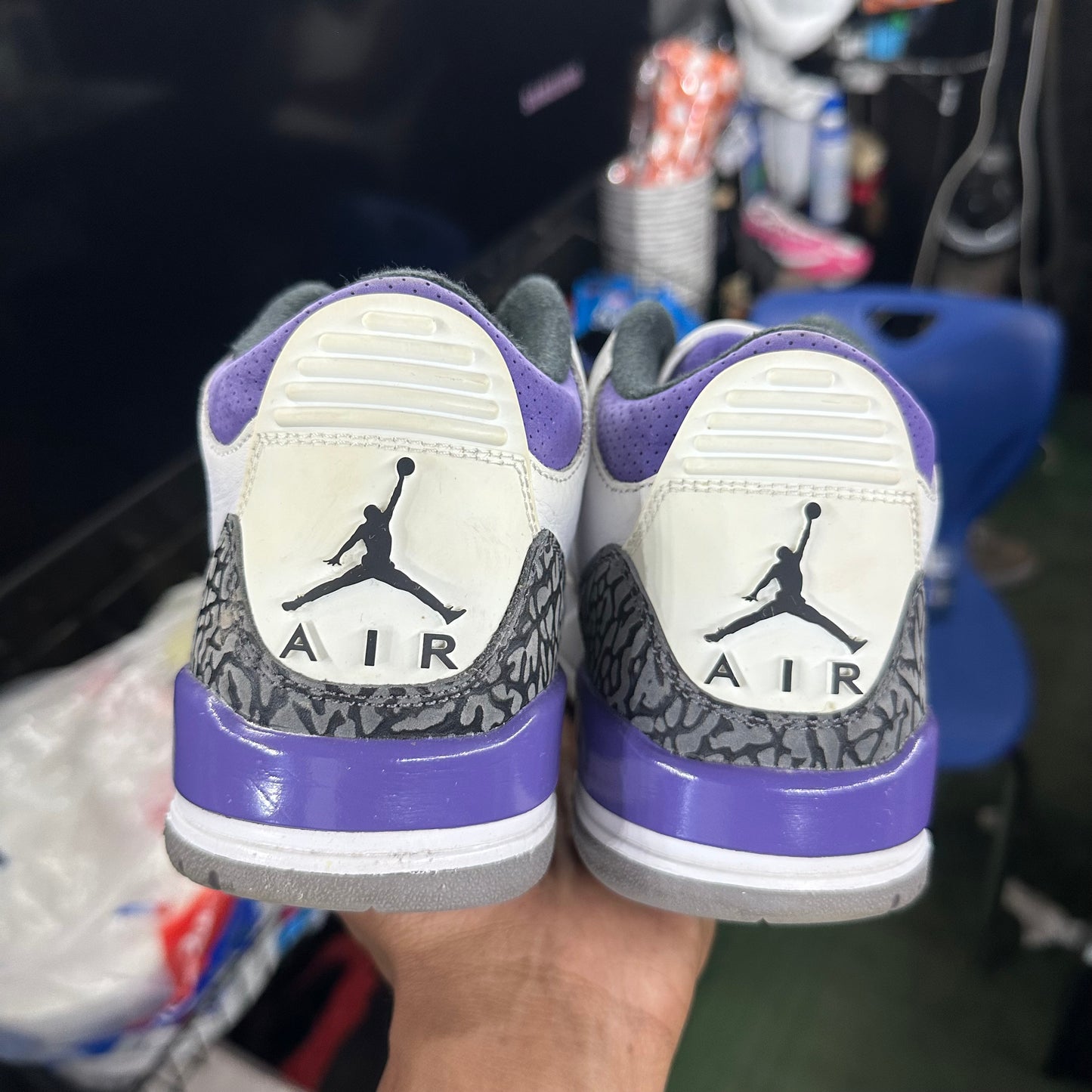 Jordan 3 Dark Iris Size 8