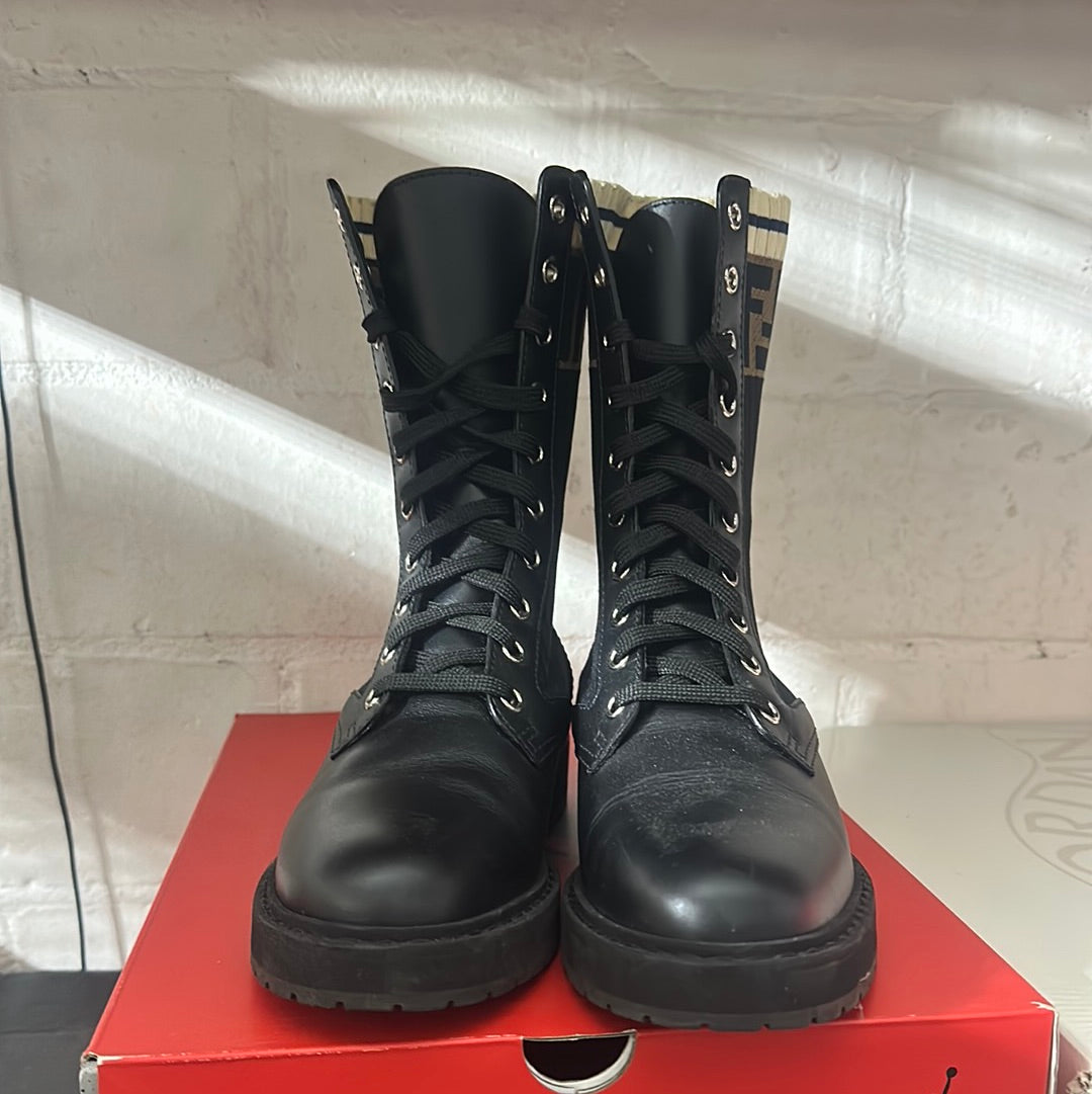 Fen Hi Black Boot Size 36.5 (HOU)(trstdclub)