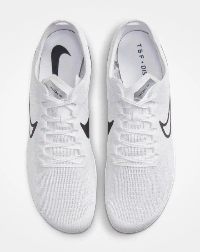 Nike Zoom Mamba 6 Sz 7 Men Track Spikes White/Black/Silver DR2733-100 Women 8.5
