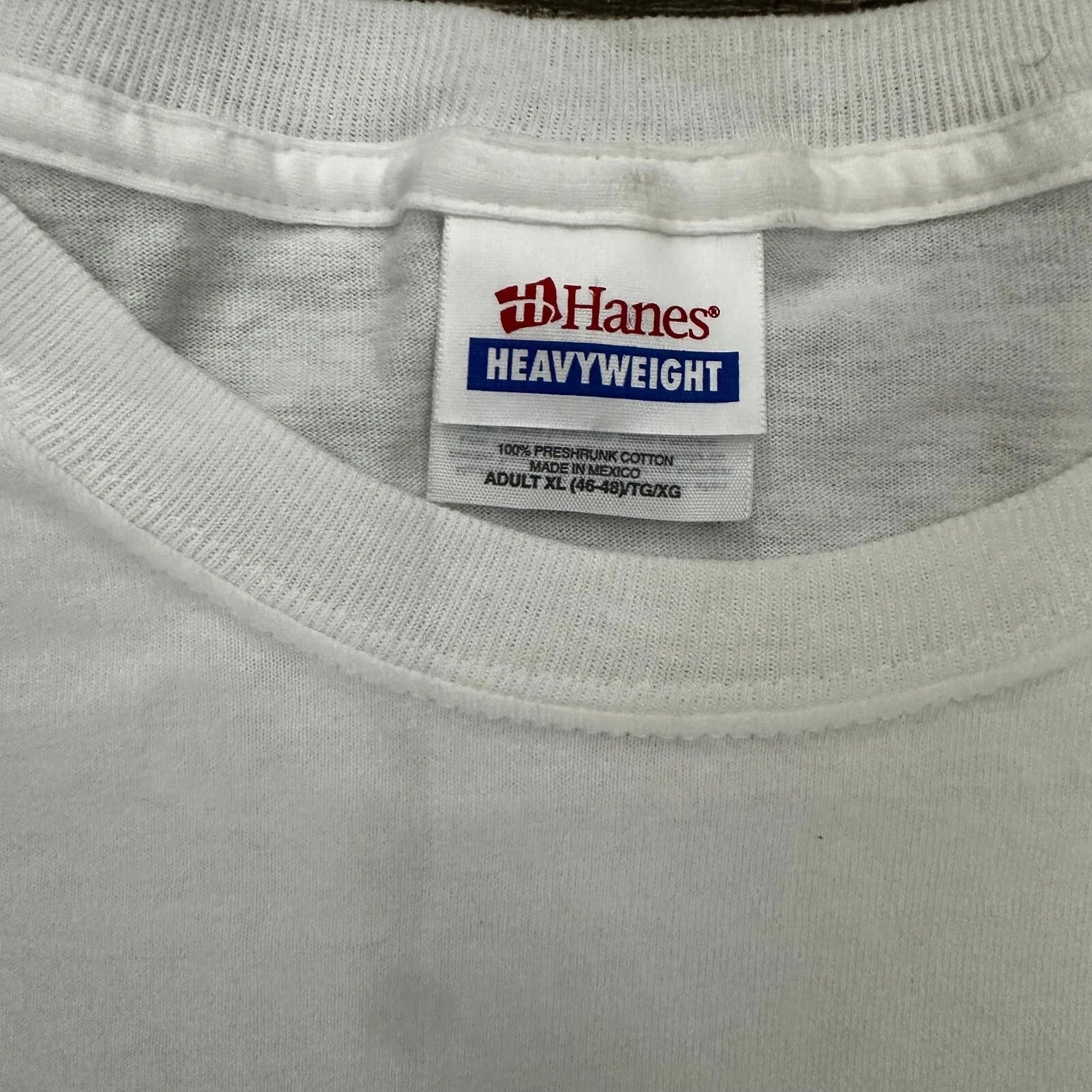 Vintage Hanes Heavy Weight Houston Comets White Red Short Sleeve T-Shirt Size XL