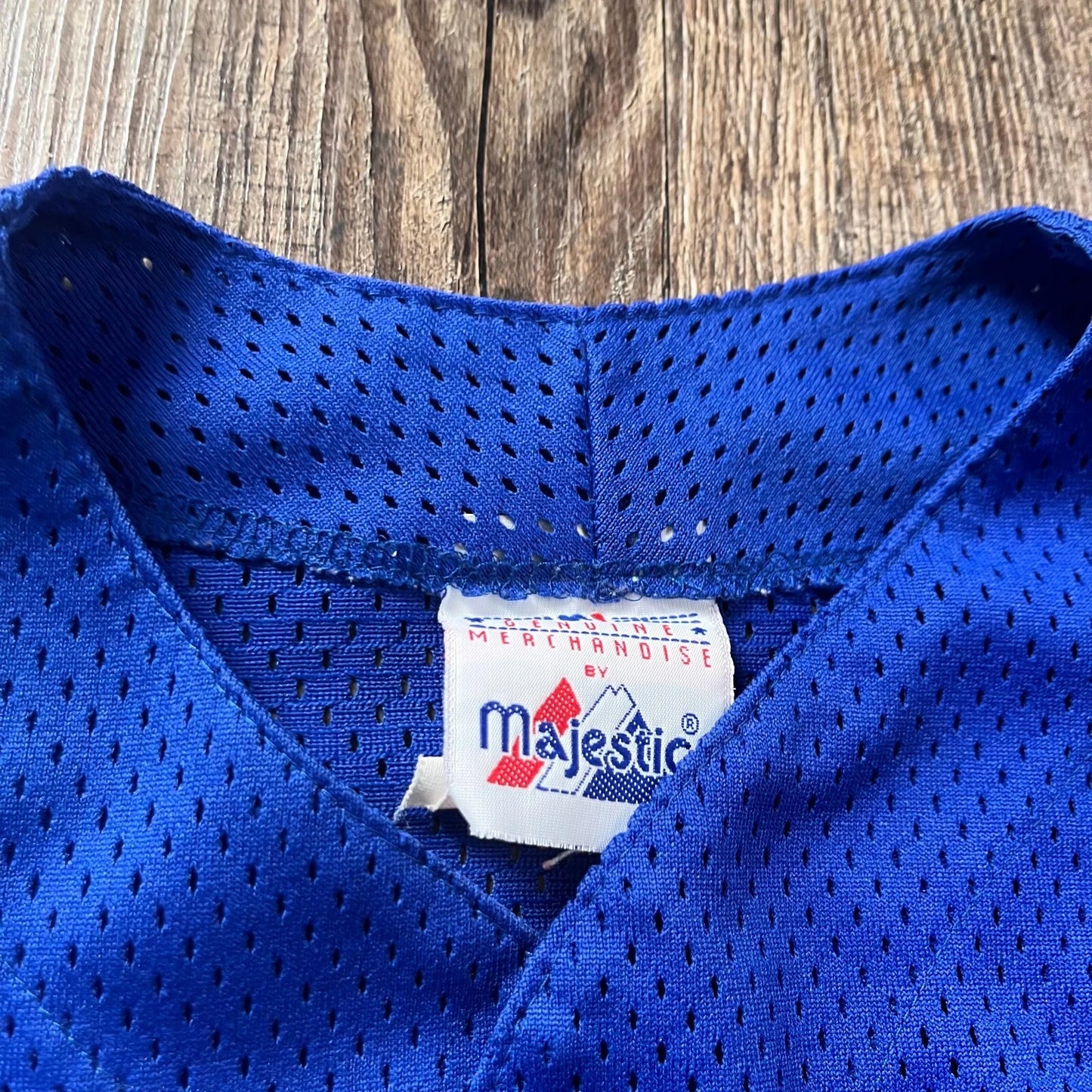 Majestic Mens Blue Sammy Sosa #21 Chicago Cubs MLB Baseball Jersey Rare Vintage
