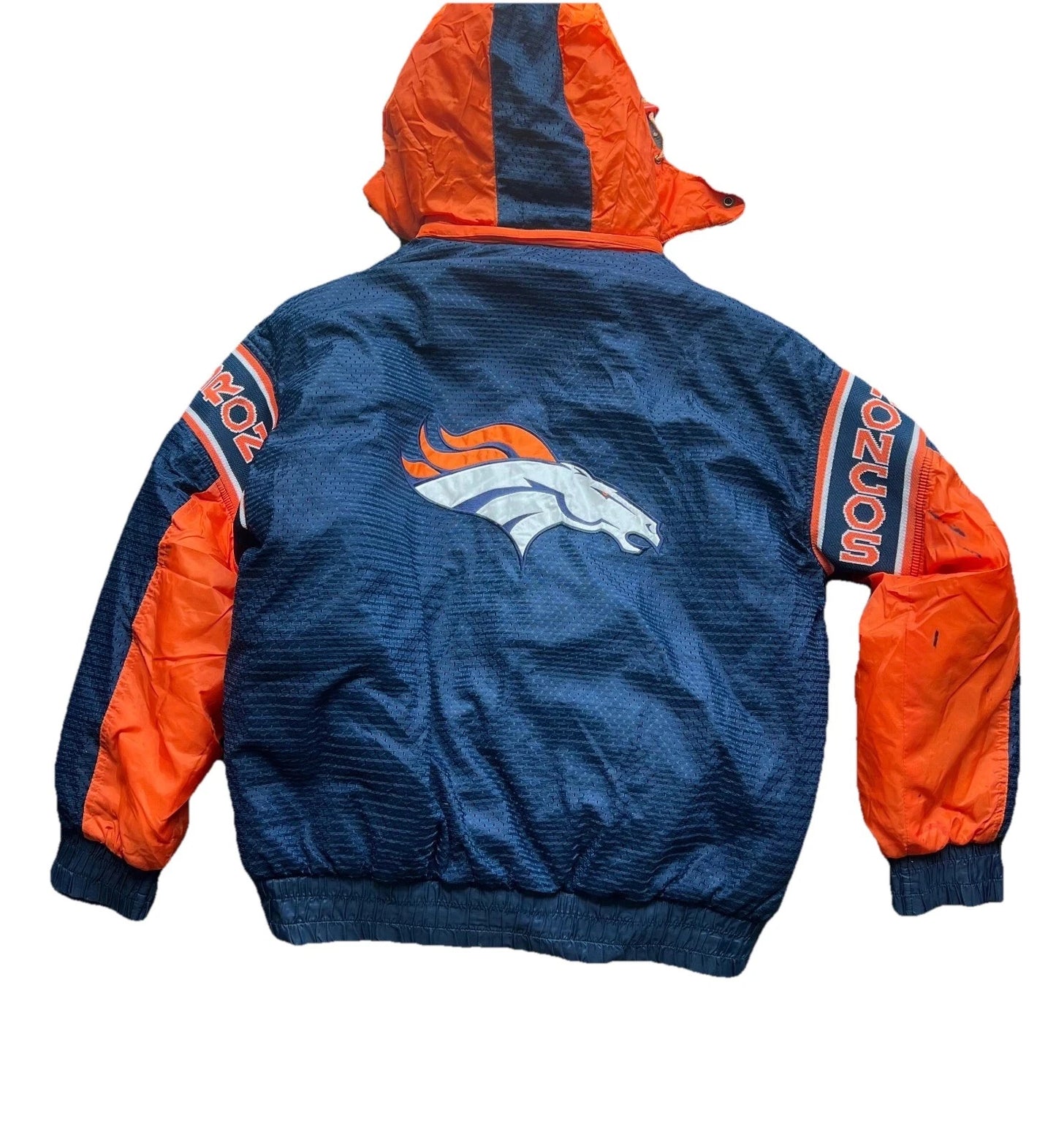Experience Mens NFL Denver Broncos Vintage Jacket Y2K Rare 2000s Size Large