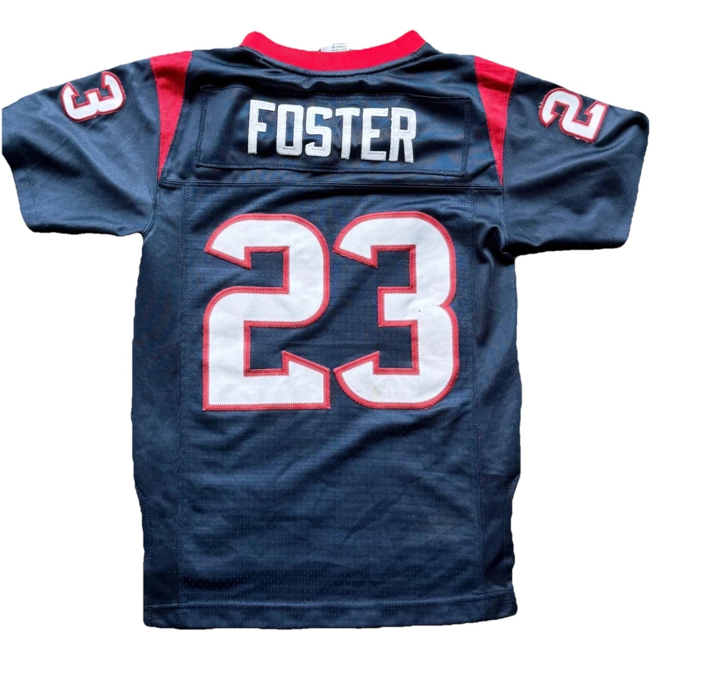 Arian Foster #23 Houston Texans Equipment On Field Youth Football Jersey Size S