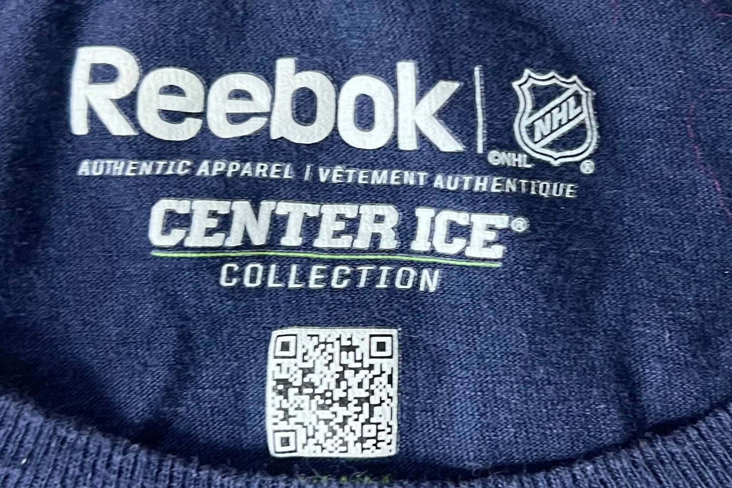 Reebok Rare Blue CENTER ICE Saint Louis Blues NHL Short Sleeve Shirt Vintage M