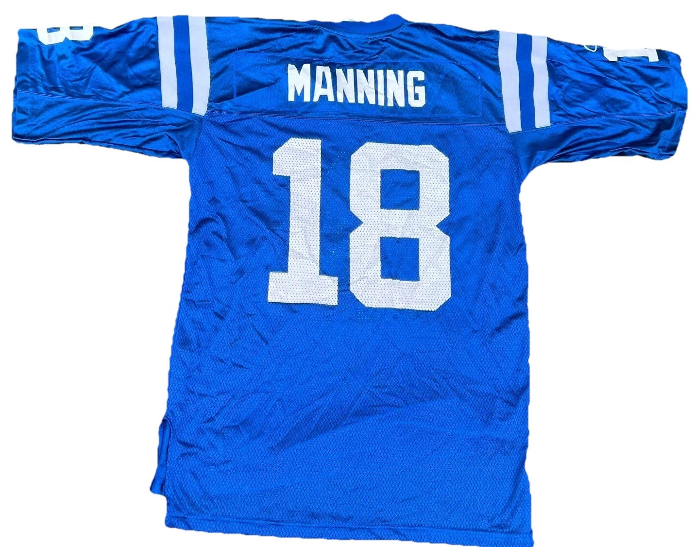 Reebok NFL Indianapolis Colts #18 Peyton Manning On Field Jersey Size M RARE