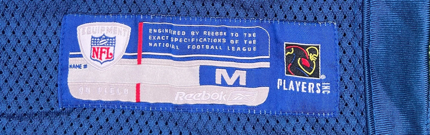 Reebok NFL Indianapolis Colts #18 Peyton Manning On Field Jersey Size M RARE