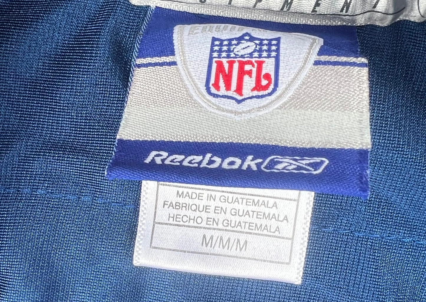 Reebok NFL Indianapolis Colts #18 Peyton Manning On Field Jersey Size M RARE