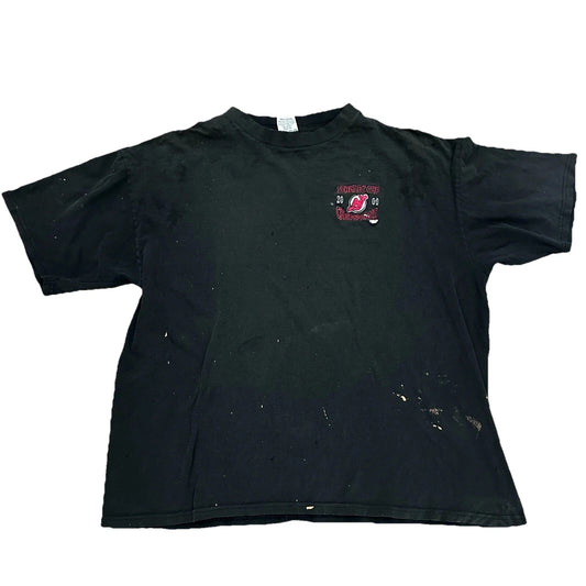 True Fan Mens Black Stanley Cup 2000 Champions New Jersey Devils Rare Vintage XL
