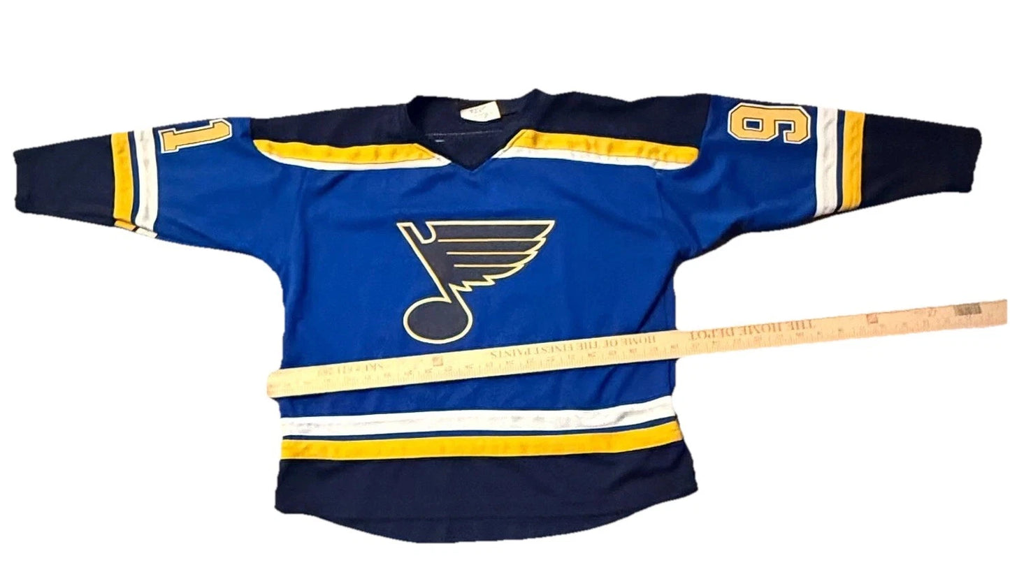 Vintage St Louis Blues Y2K #91 NHL Youth Jersey Rare XL SHIPS FAST TARASENKO