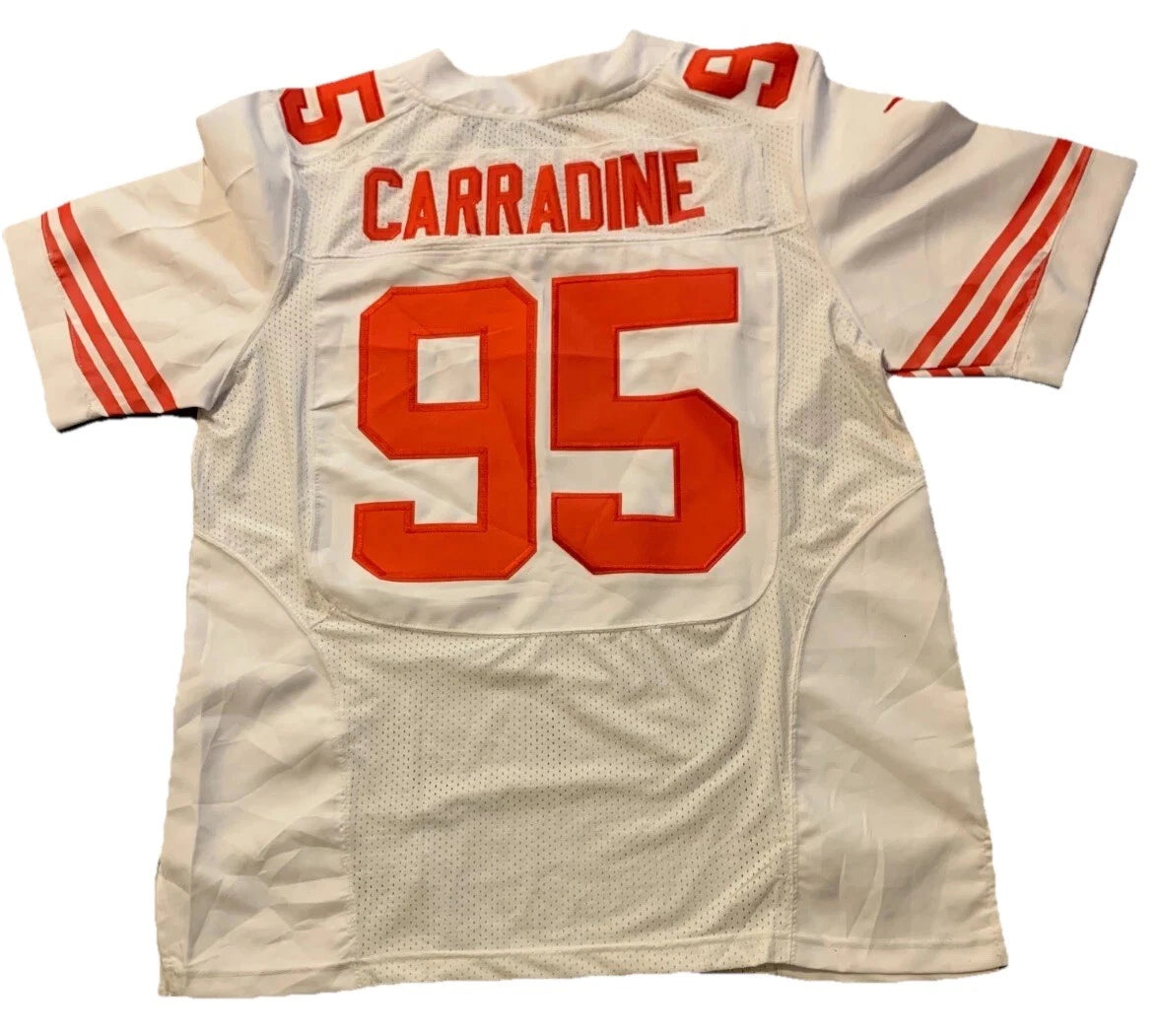 Nike Mens White San Francisco 49ers Carradine #95 NFL Authentic Jersey Size 44