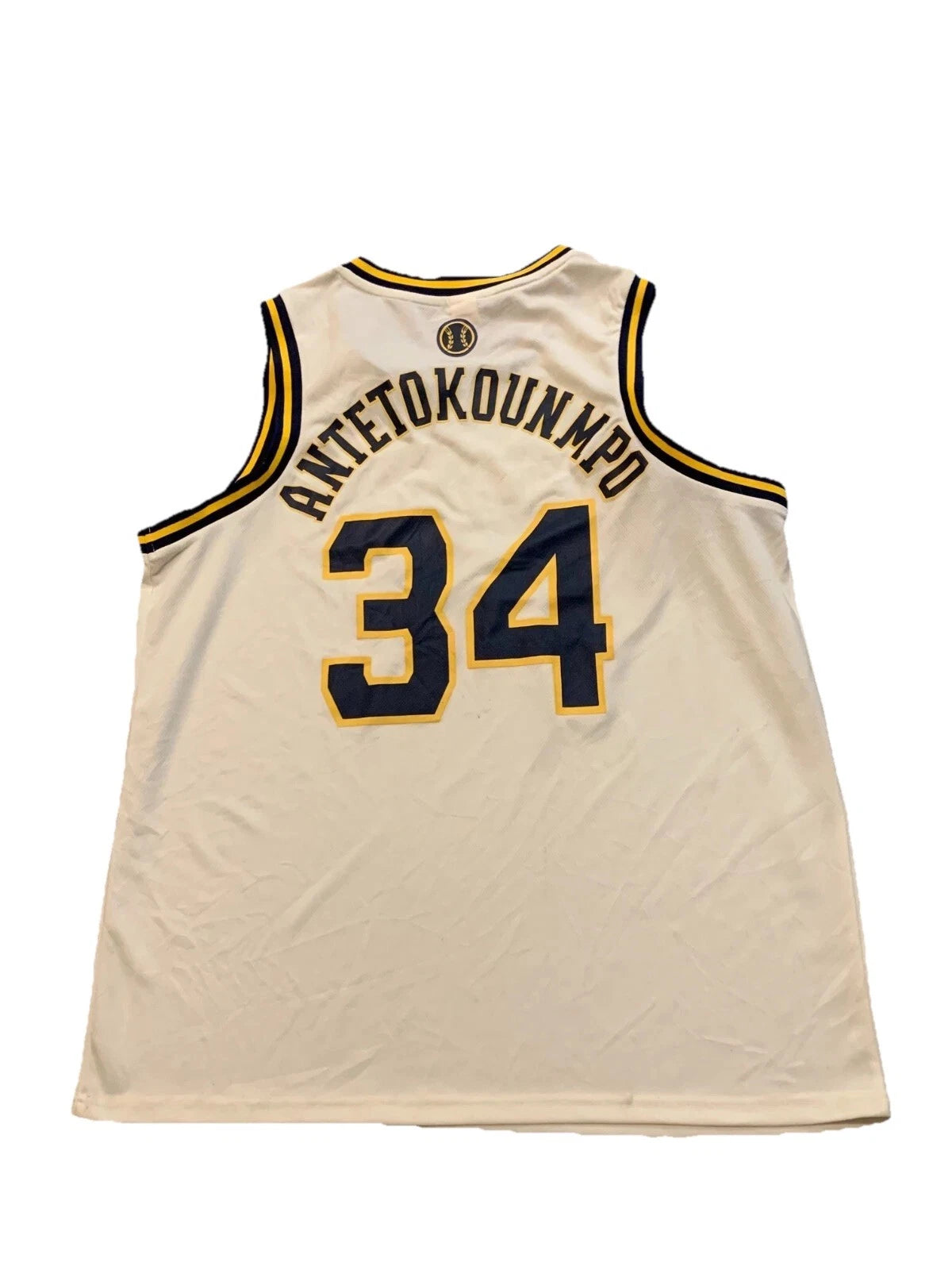 ESPN Y2K Milwaukee Brewers Giannis Antetokounmpo #34 Basketball RARE Jersey XL
