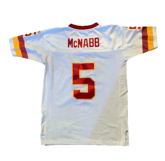 Reebok Kids White Donovan McNabb #5 Washington Redskins On Field NFL Jersey Sz L