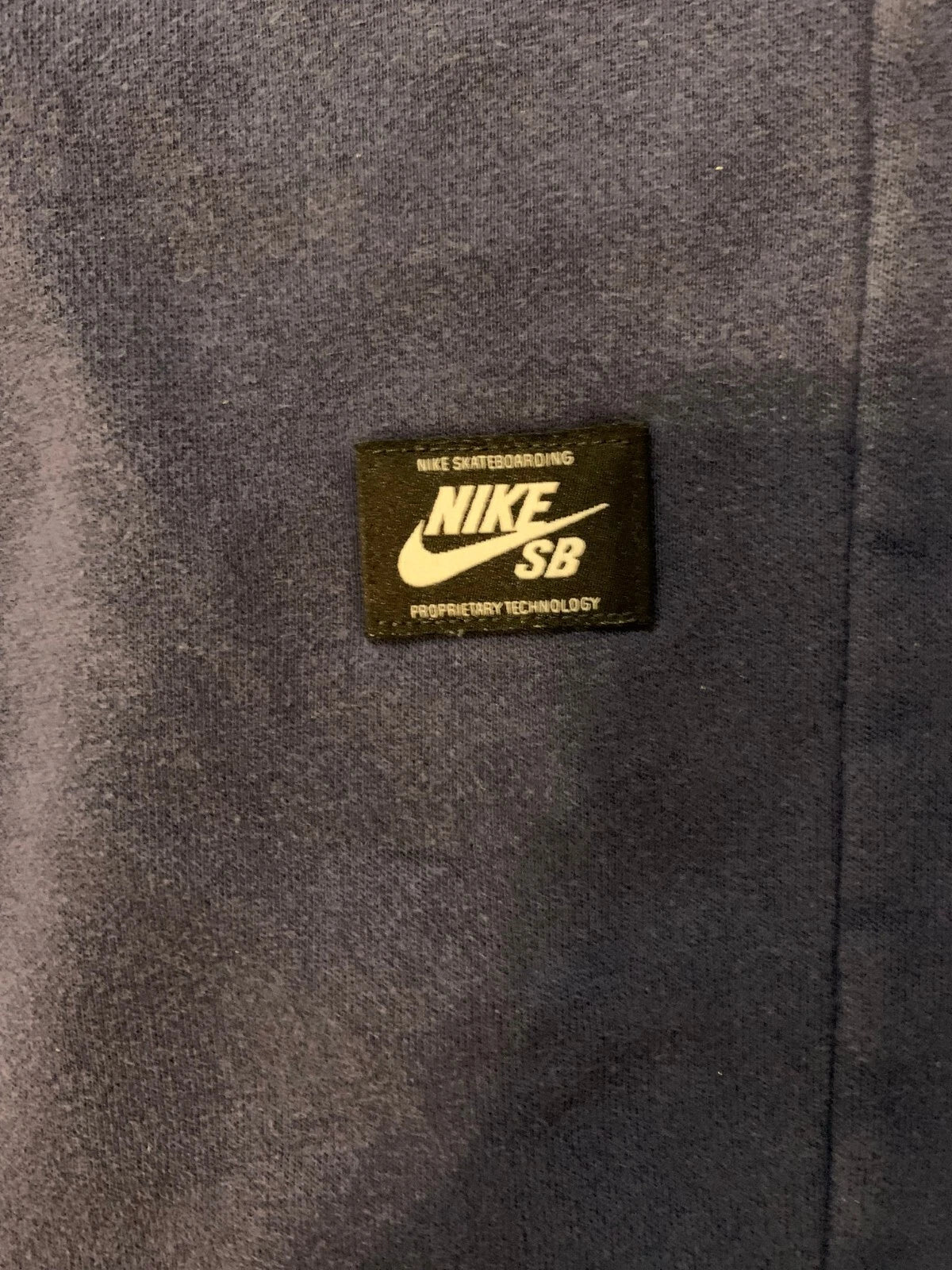Nike SB Midnight Navy Triangle Graphic Skateboarding Pullover Drawstring Hoodie