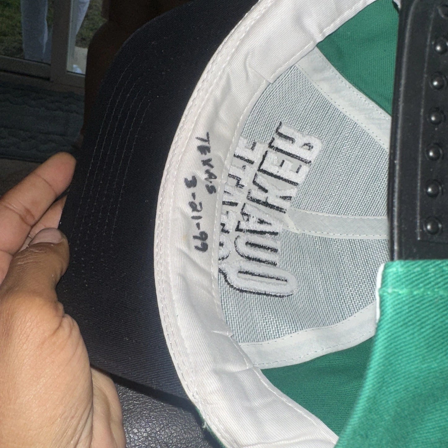 Vintage KC QUAKER STATE (Adjustable Snap Back) Cap RARE NASCAR 1990s Ships FAST