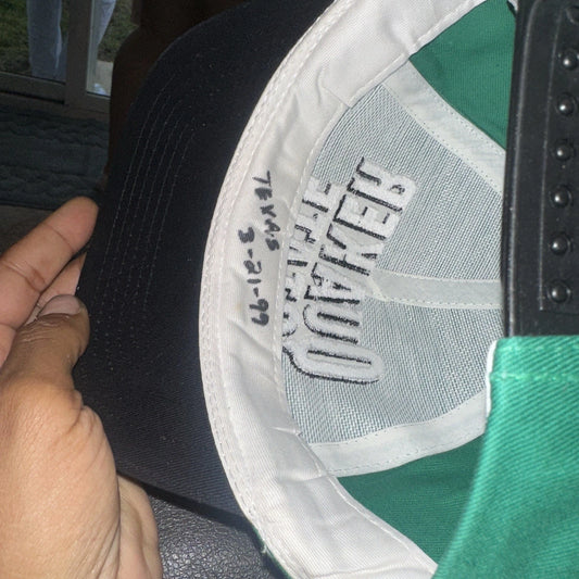 Vintage KC QUAKER STATE (Adjustable Snap Back) Cap RARE NASCAR 1990s Ships FAST