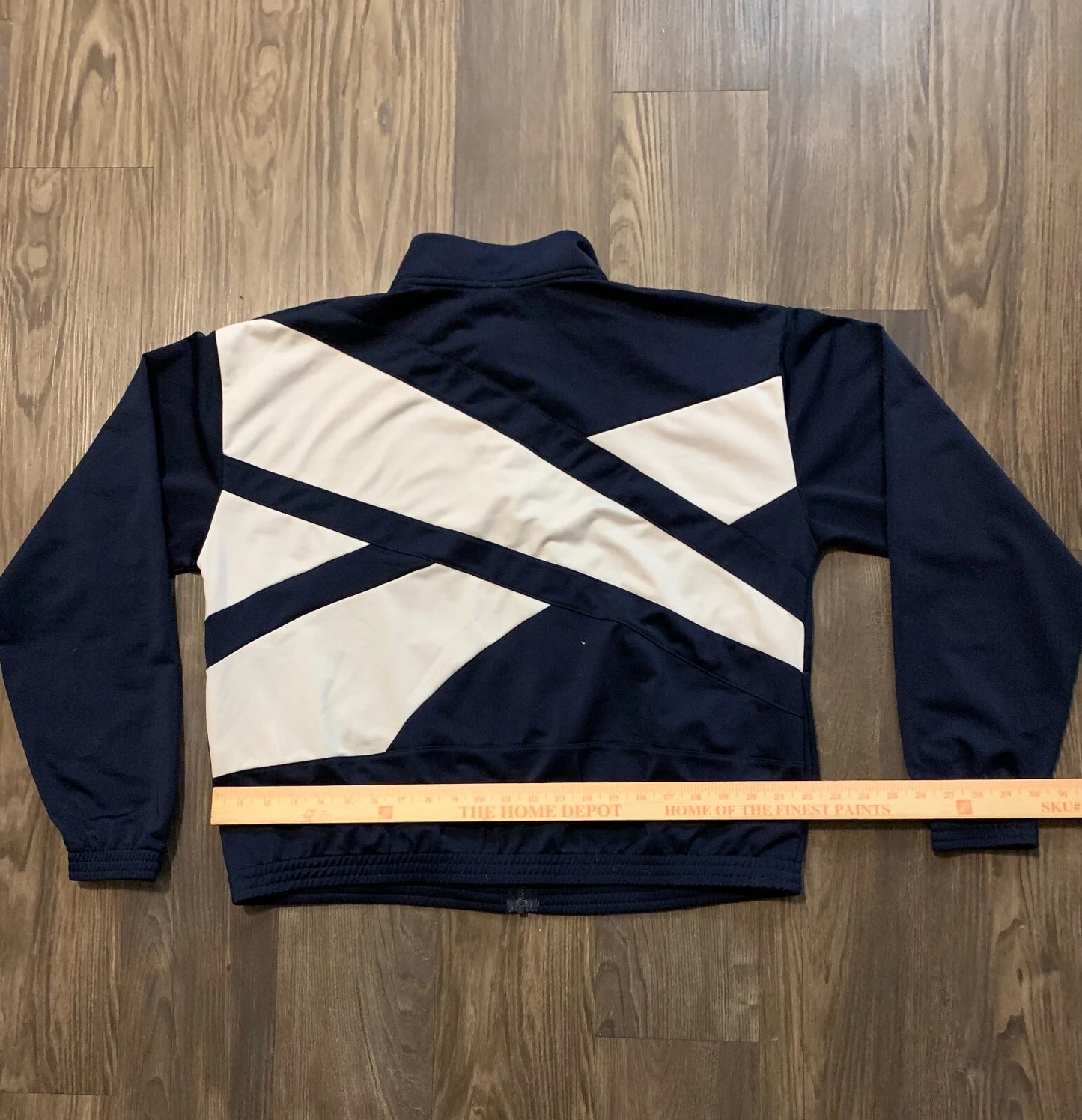 Reebok Y2k Navy Blue Speed Wick High Neck Regular Fit Tracksuit Jacket Size-XL