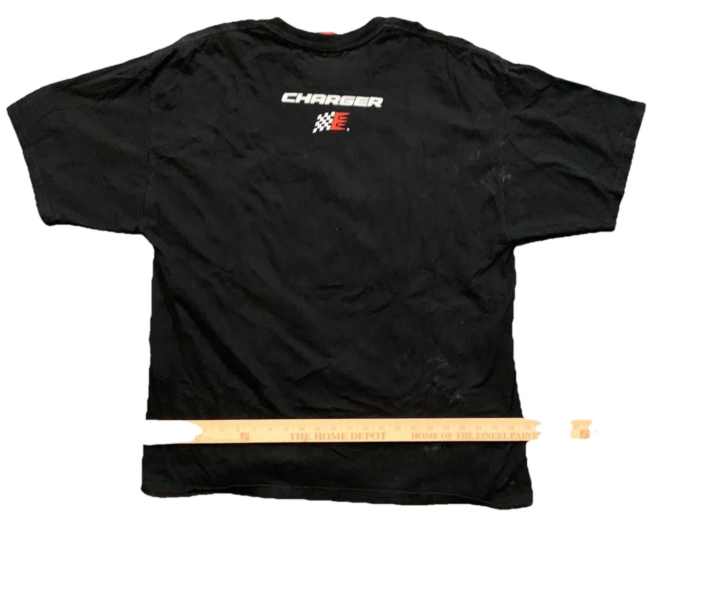 Chase Authentics Mens Black Dodge Charger Race Car #9 Pre-Shrunk T-Shirt 2XL