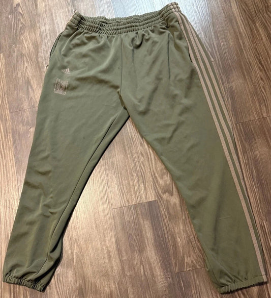 Adidas Calabasas Mens Core Mink Kanye West Three Striped Tapered Track Pants XL