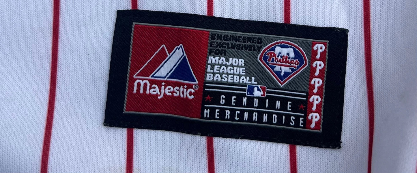 Majestic Philadelphia Phillies #6 Ryan Howard World Series RARE Jersey Size M