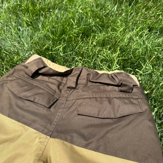 Burton Dry Rise Kids Beige Winter Cargo Straight Snow Pants Size 7/8 Medium