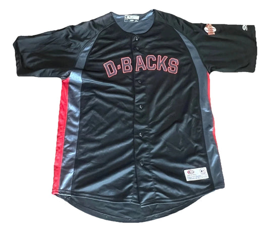 MLB Baseball Arizona Diamondbacks Sewn D-Backs Jersey Size XL RARE Y2K VINTAGE