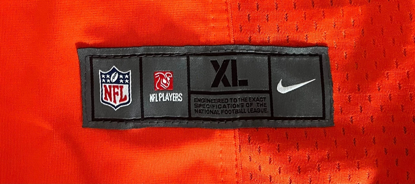 Nike Trent Richardson #33 Cleveland Browns Orange NFL Football Jersey XL Tags