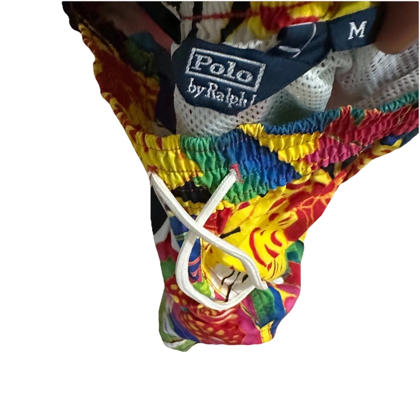 Polo Ralph Lauren Kailua Swim Trunks Surf Board Shorts Summer Hibiscus MEDIUM
