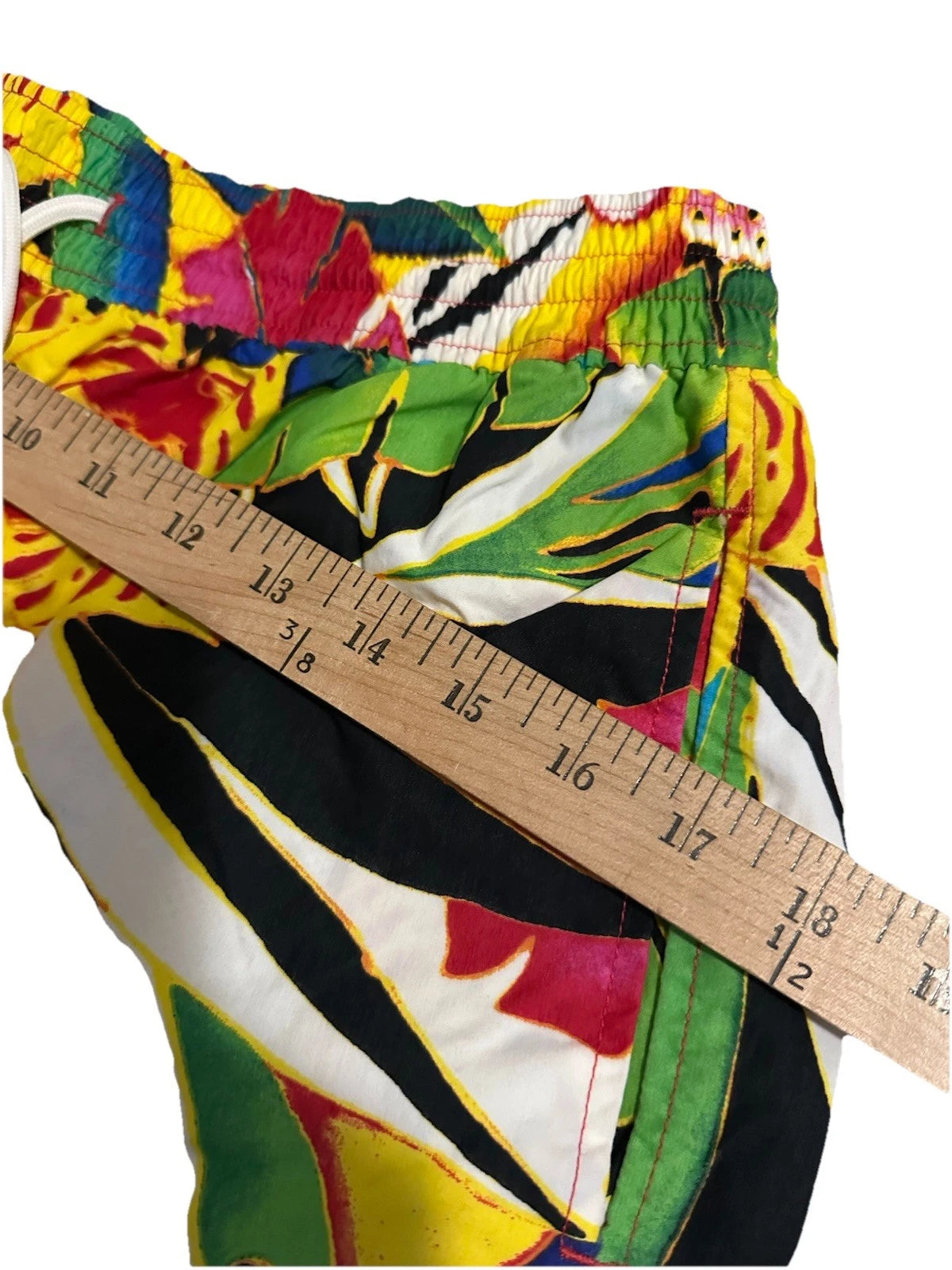 Polo Ralph Lauren Kailua Swim Trunks Surf Board Shorts Summer Hibiscus MEDIUM