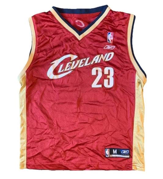 Reebok Y2K Vintage Cleveland Cavaliers Cavs LeBron James #23 NBA Jersey Medium