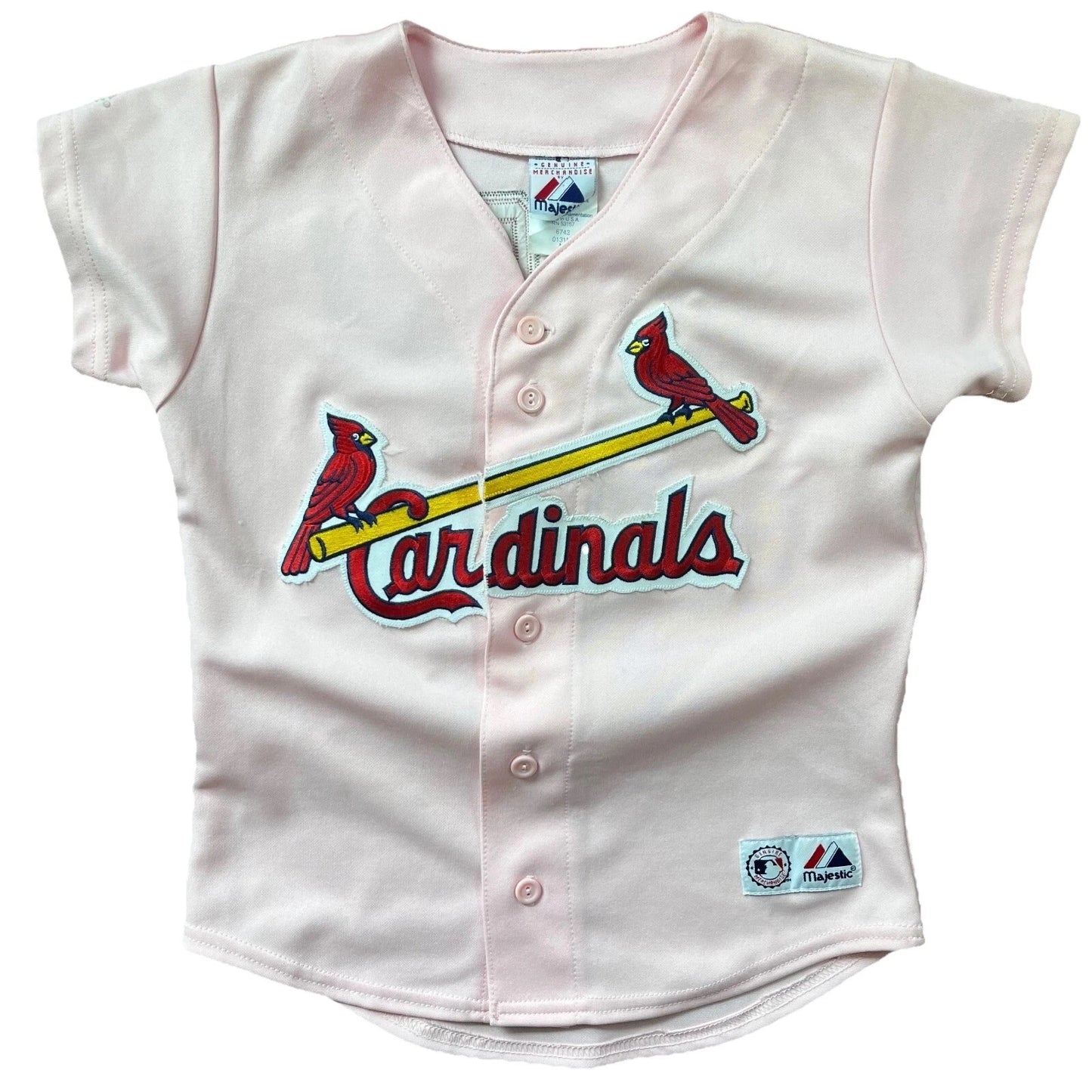 Vintage Authentic Majestic Albert Pujols #5 St. Louis Cardinals Y2K Women M
