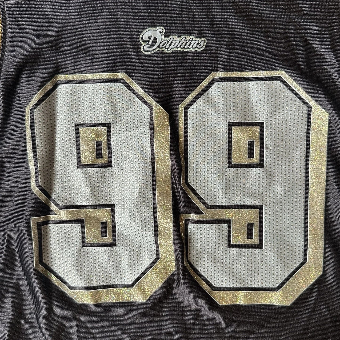 Reebok Womens Vintage Y2K Miami Dolphin Jason Taylor #99 NFL Jersey RARE Small