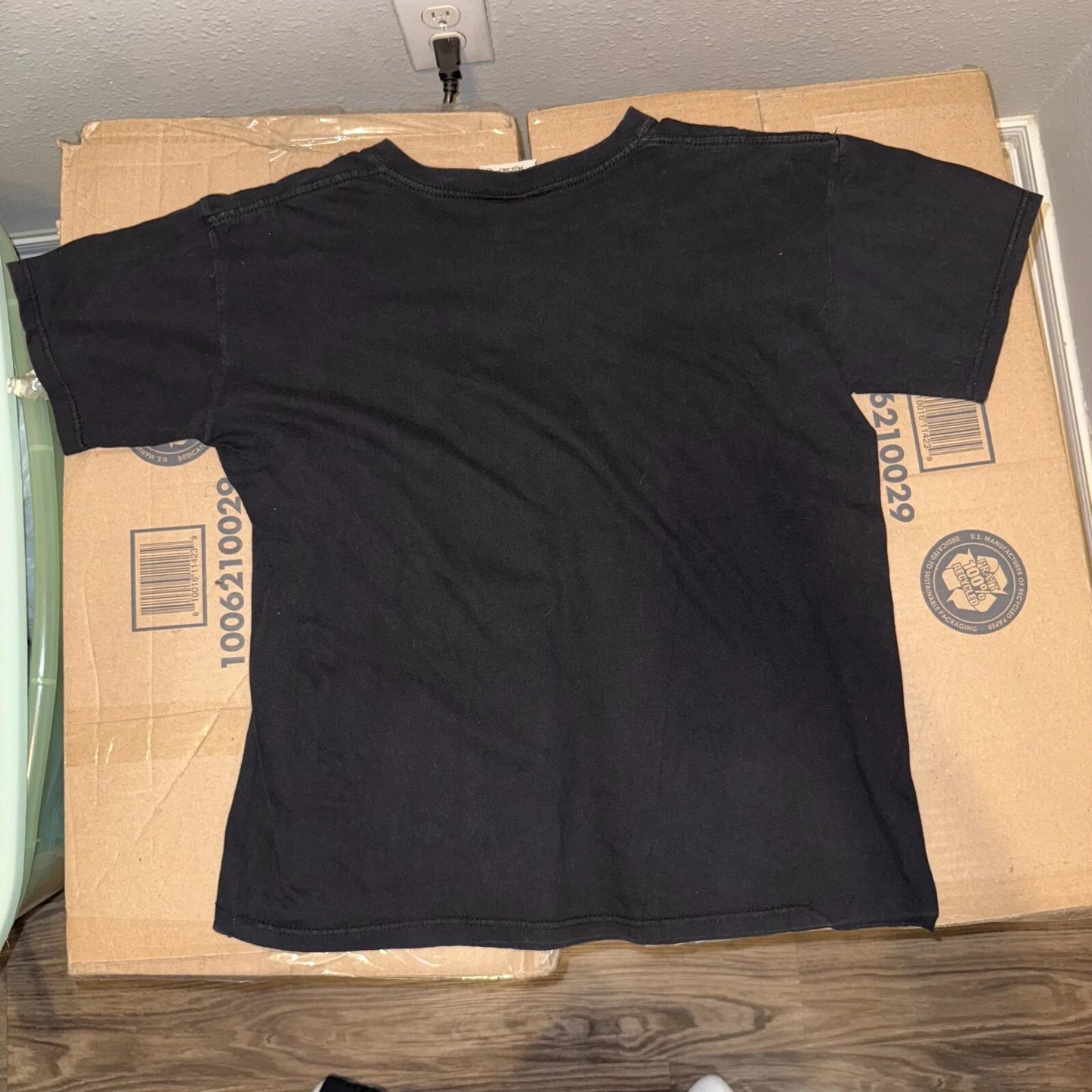 Vintage 1990s Nirvana Kurt Cobain Mens Black Streetwear T-Shirt Plus Size 3XL